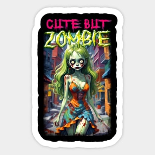 Cute But Zombie 03 Sticker